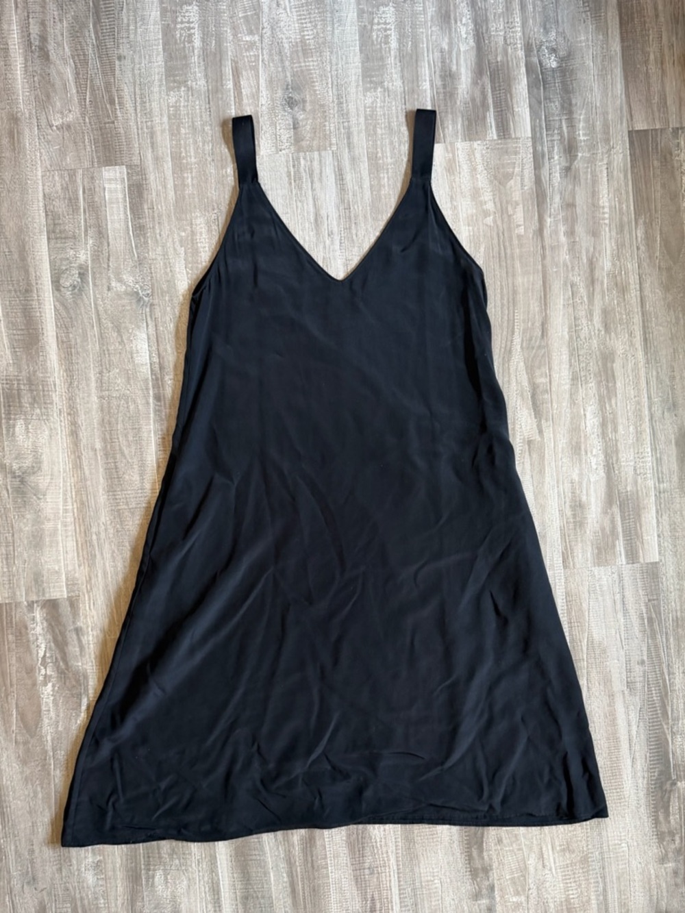 rag & bone Black V-Neck Slip Dress